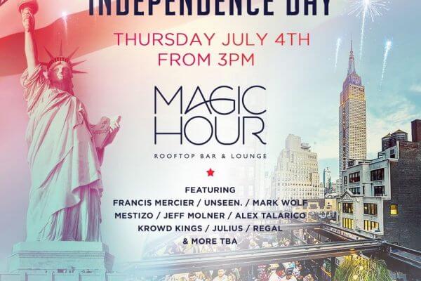 July 4th At Magic Hour Rooftop