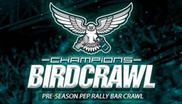 Bird Crawl Pre Season Pep Rally Bar Crawl